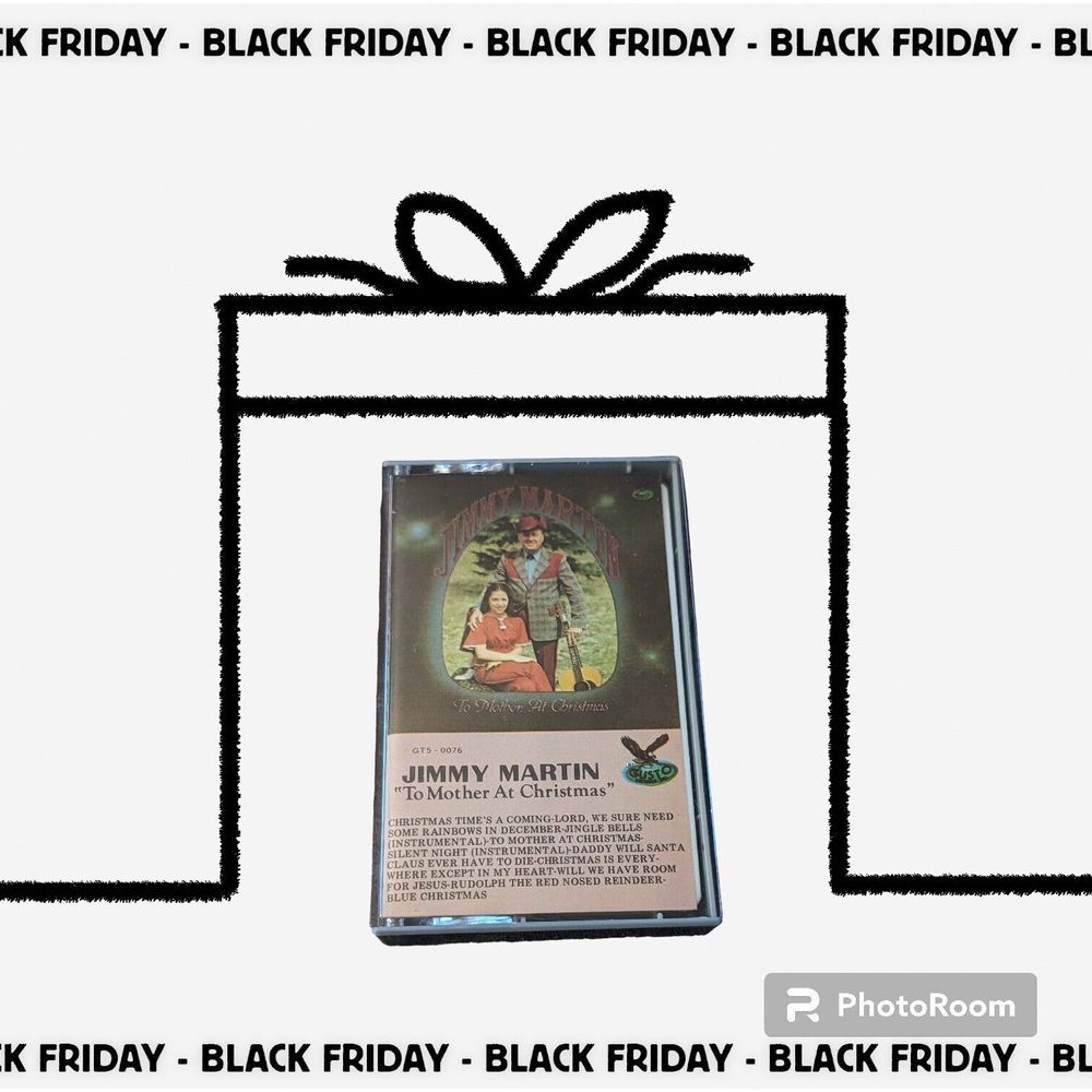 Jimmy Martin To Mother At Christmas 1980 Music Cassette Holiday Bluegrass Gusto